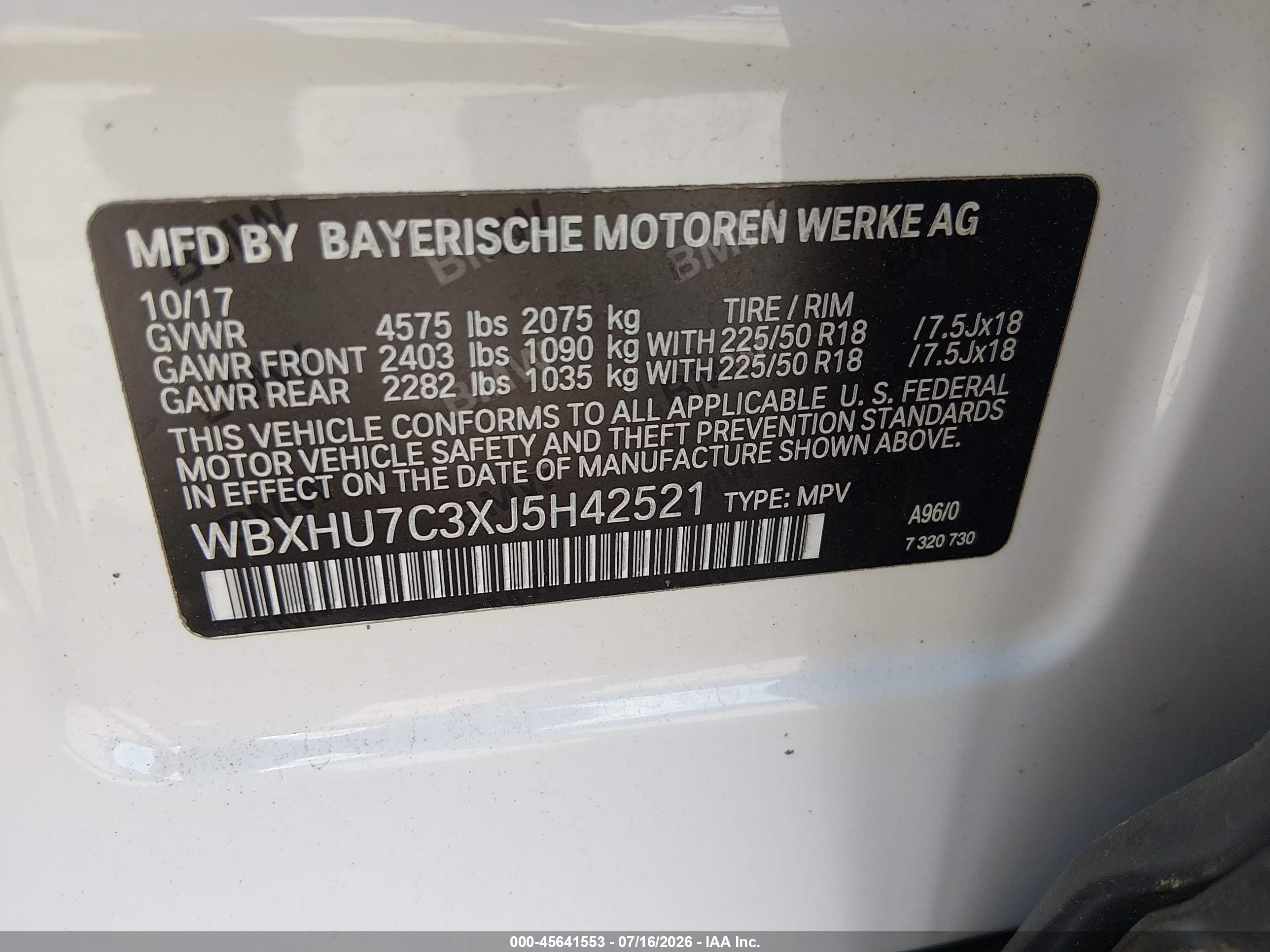 2018 BMW X1 SDRIVE28I