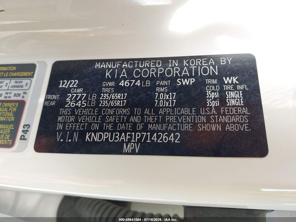 2023 KIA SPORTAGE LX