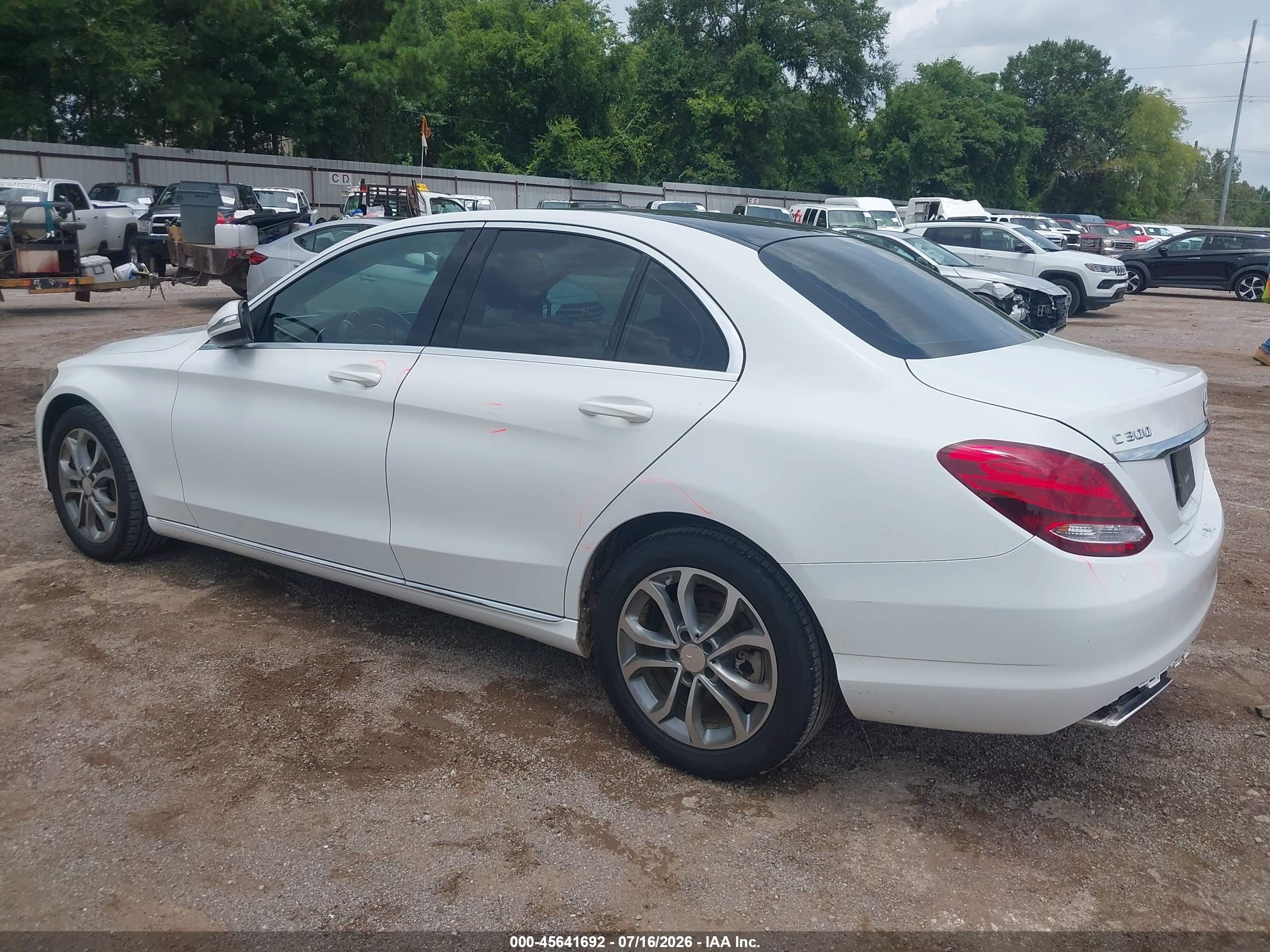 2015 MERCEDES-BENZ C 300 4MATIC
