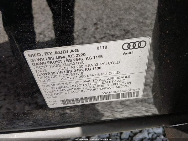 2018 AUDI Q3