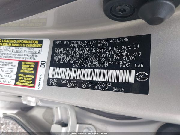 2025 LEXUS ES 350 ULTRA LUXURY