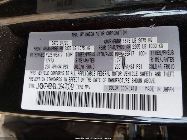 2020 MAZDA CX-5 SPORT