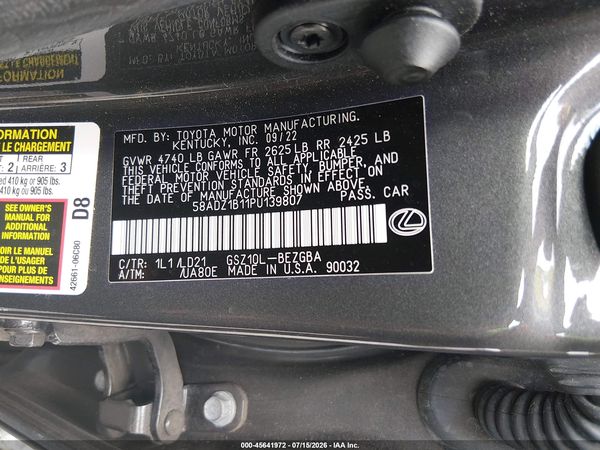 2023 LEXUS ES 350 350 Premium