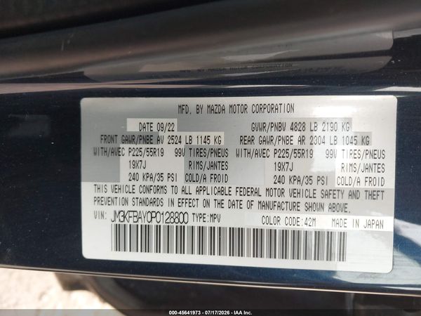 2023 MAZDA CX-5 2.5 TURBO