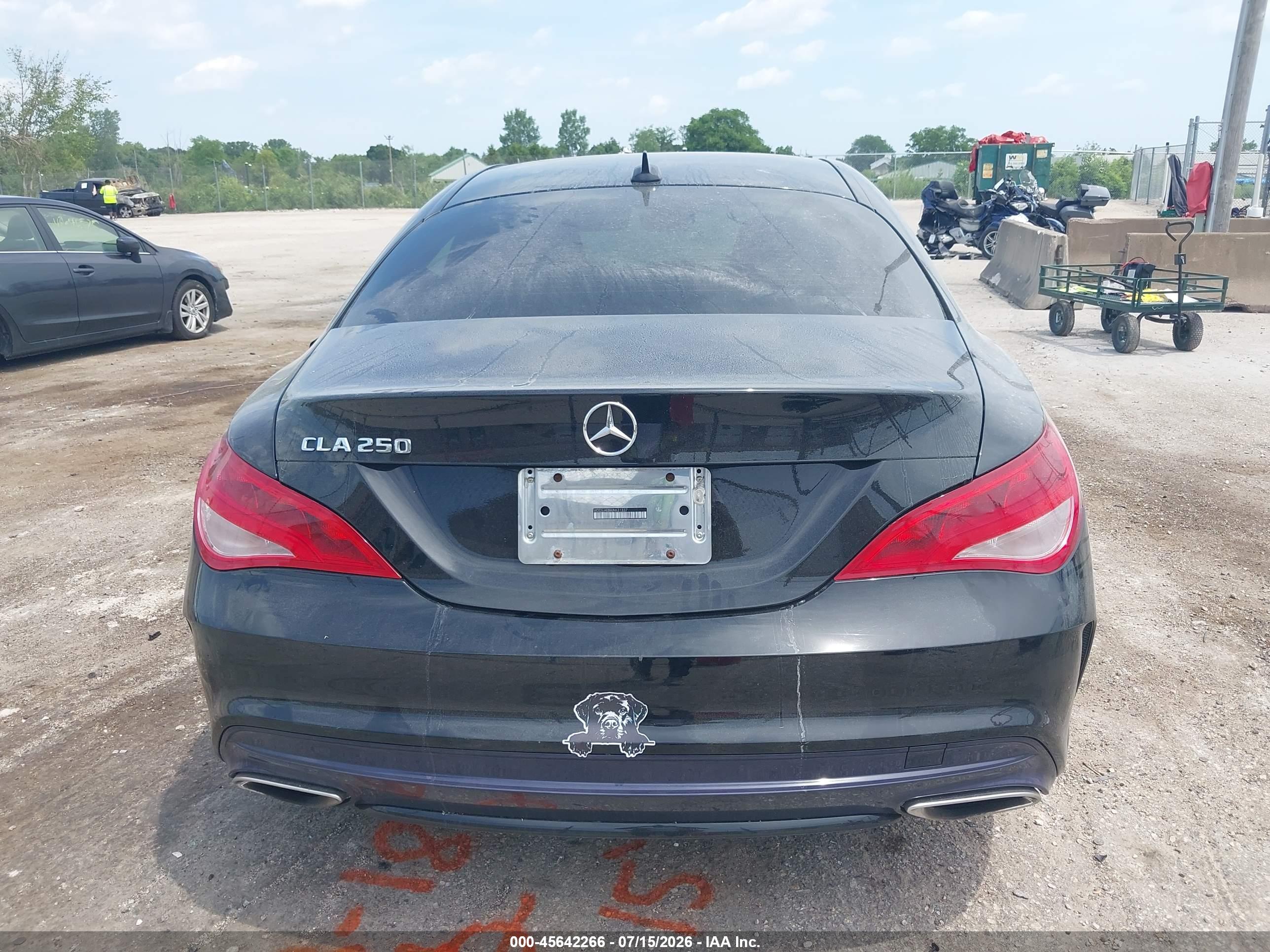 2018 MERCEDES-BENZ CLA 250 CLA250