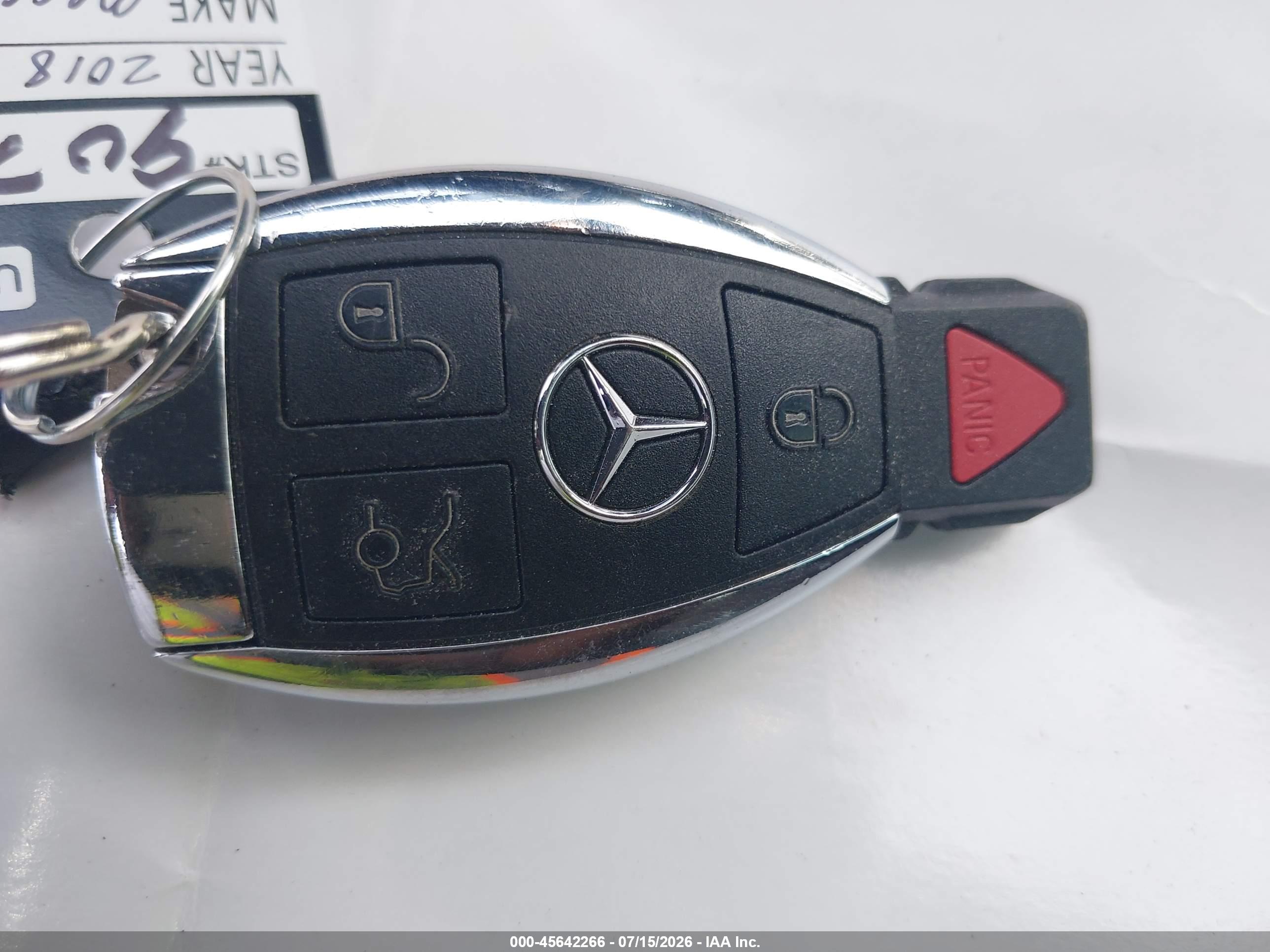 2018 MERCEDES-BENZ CLA 250 CLA250