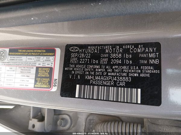 2023 HYUNDAI ELANTRA SEL