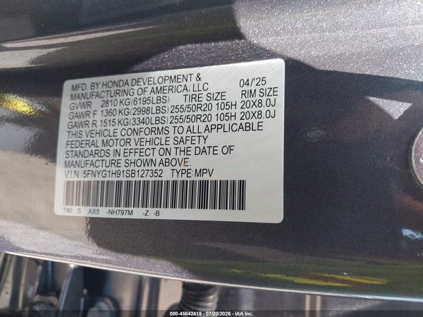 2025 HONDA PILOT BLACK EDITION