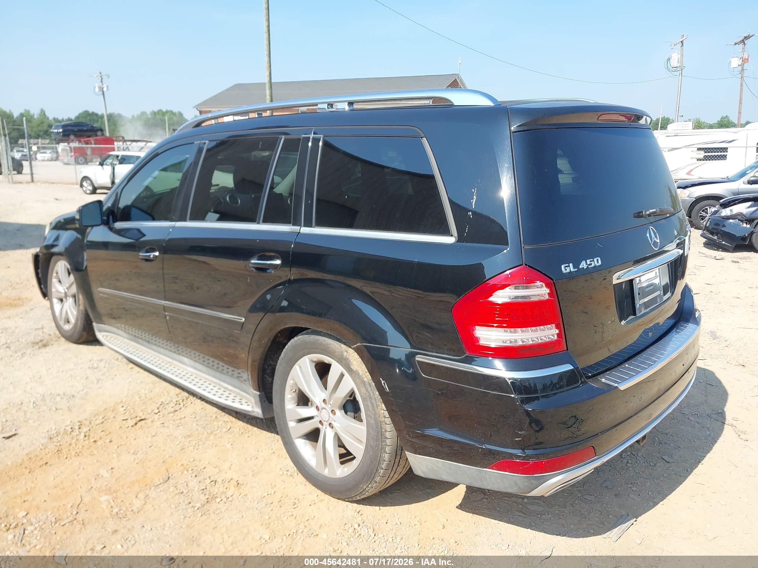 2011 MERCEDES-BENZ GL 450 GL450 4-MATIC