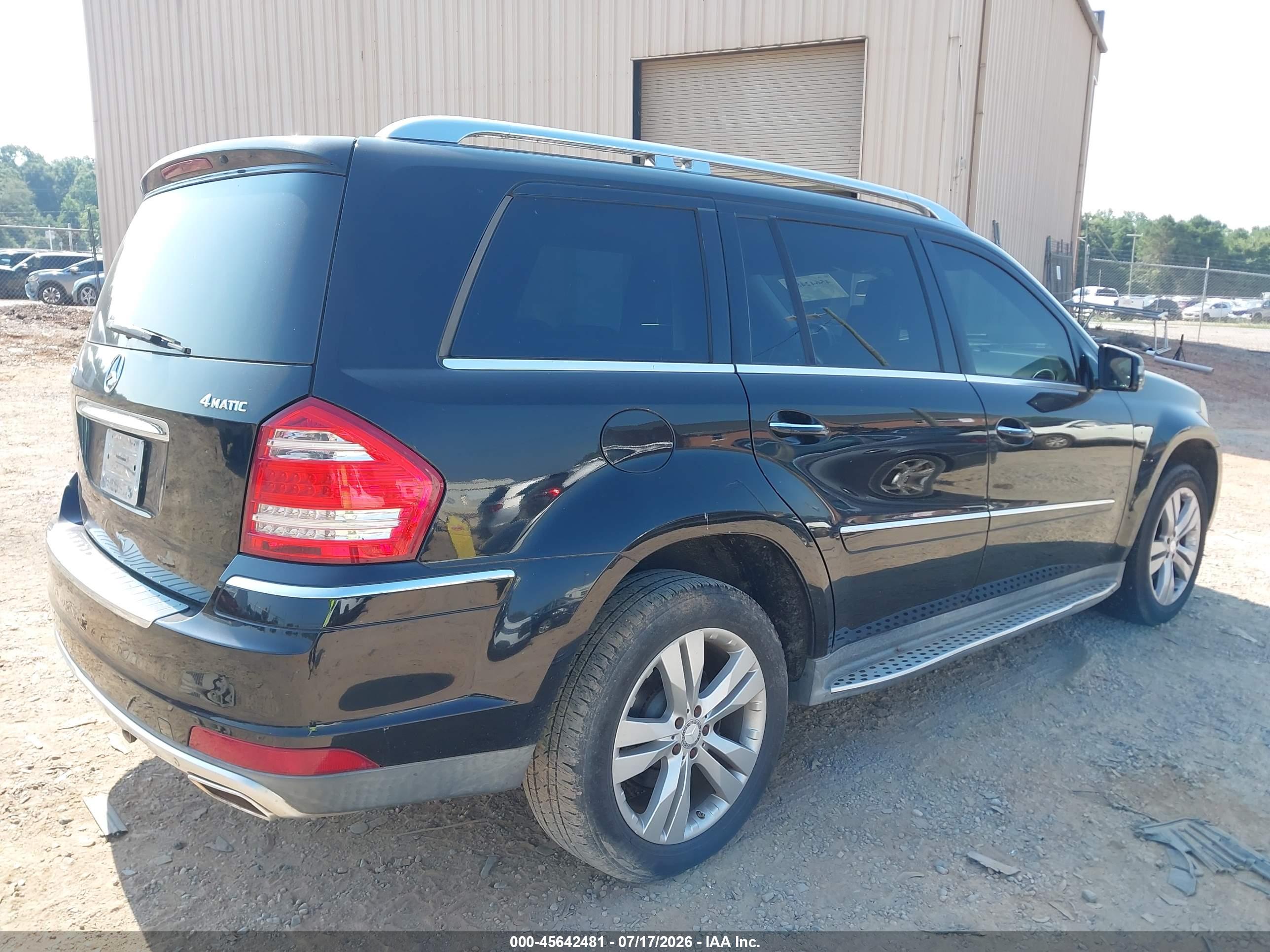 2011 MERCEDES-BENZ GL 450 GL450 4-MATIC