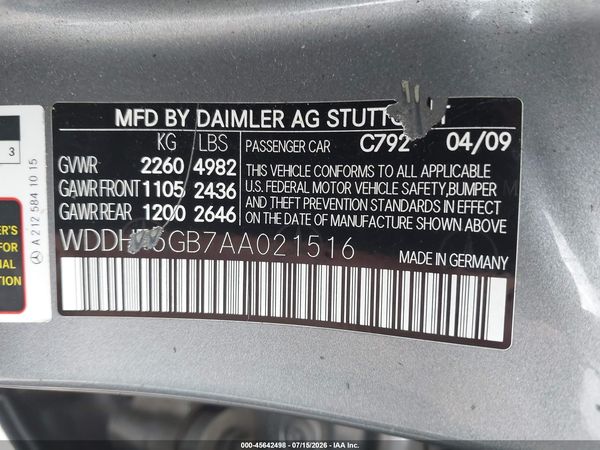 2010 MERCEDES-BENZ E 350 E350