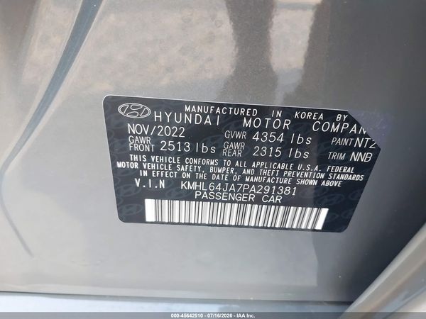 2023 HYUNDAI SONATA SEL