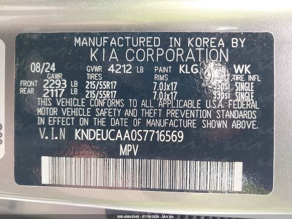 2025 KIA SELTOS S