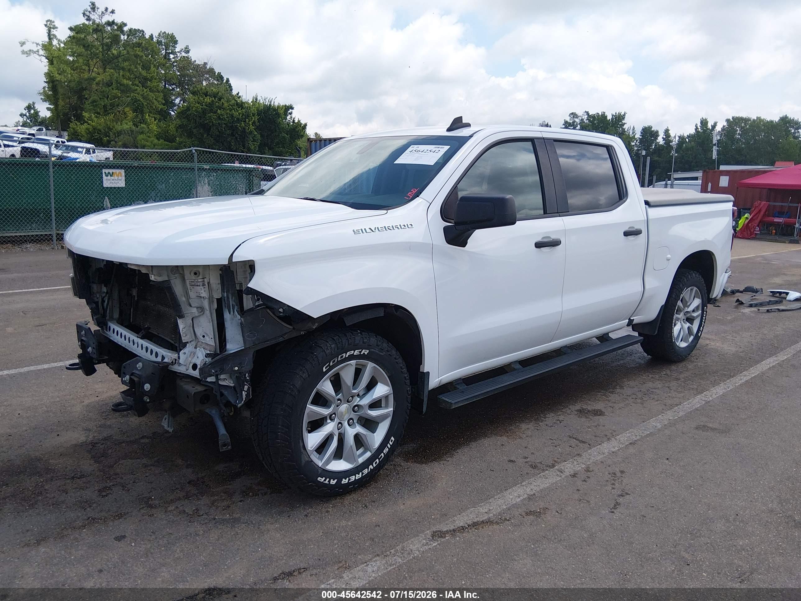 2021 CHEVROLET SILVERADO 1500 2WD  SHORT BED CUSTOM — I2