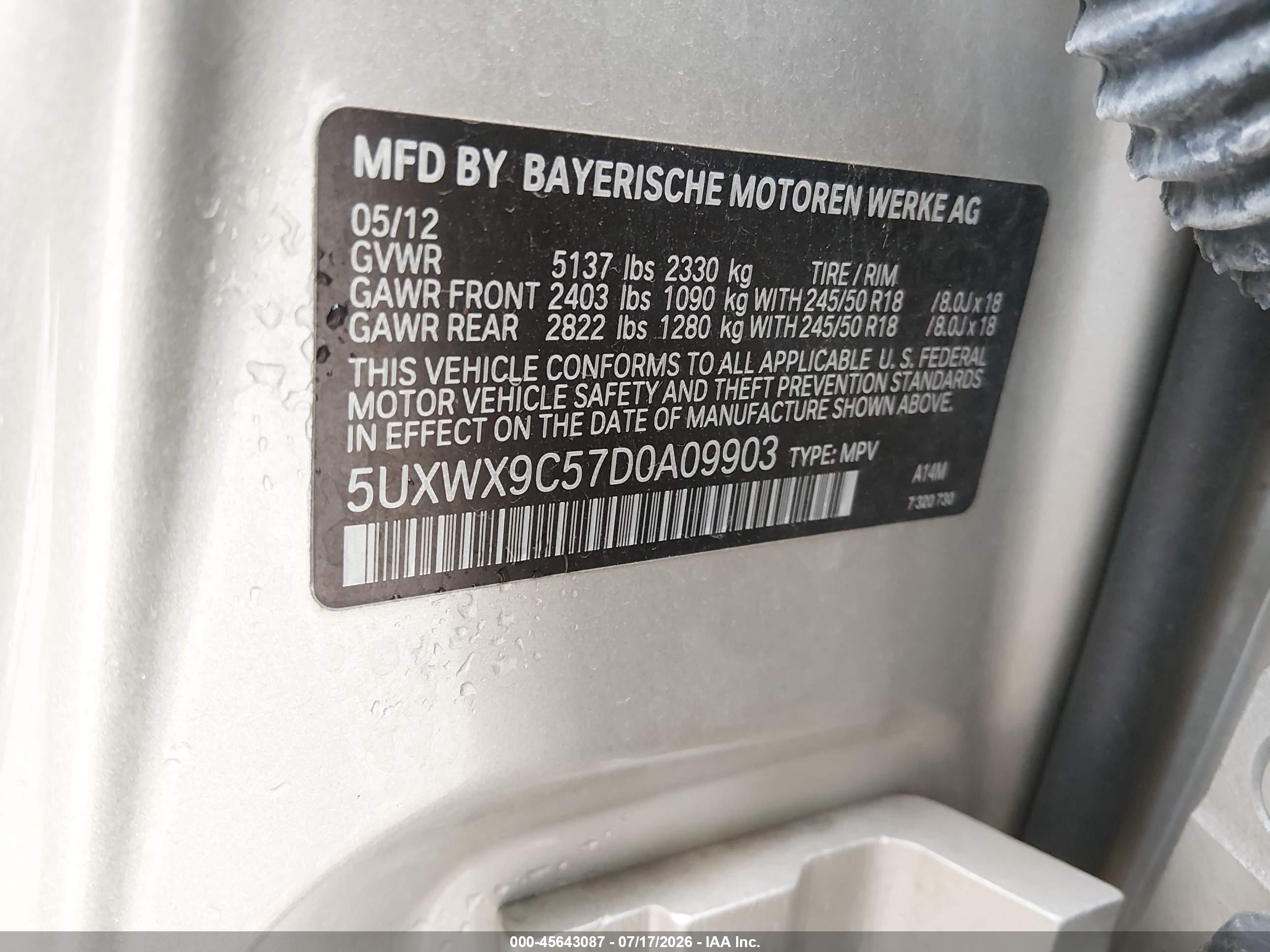 2013 BMW X3 XDRIVE28I