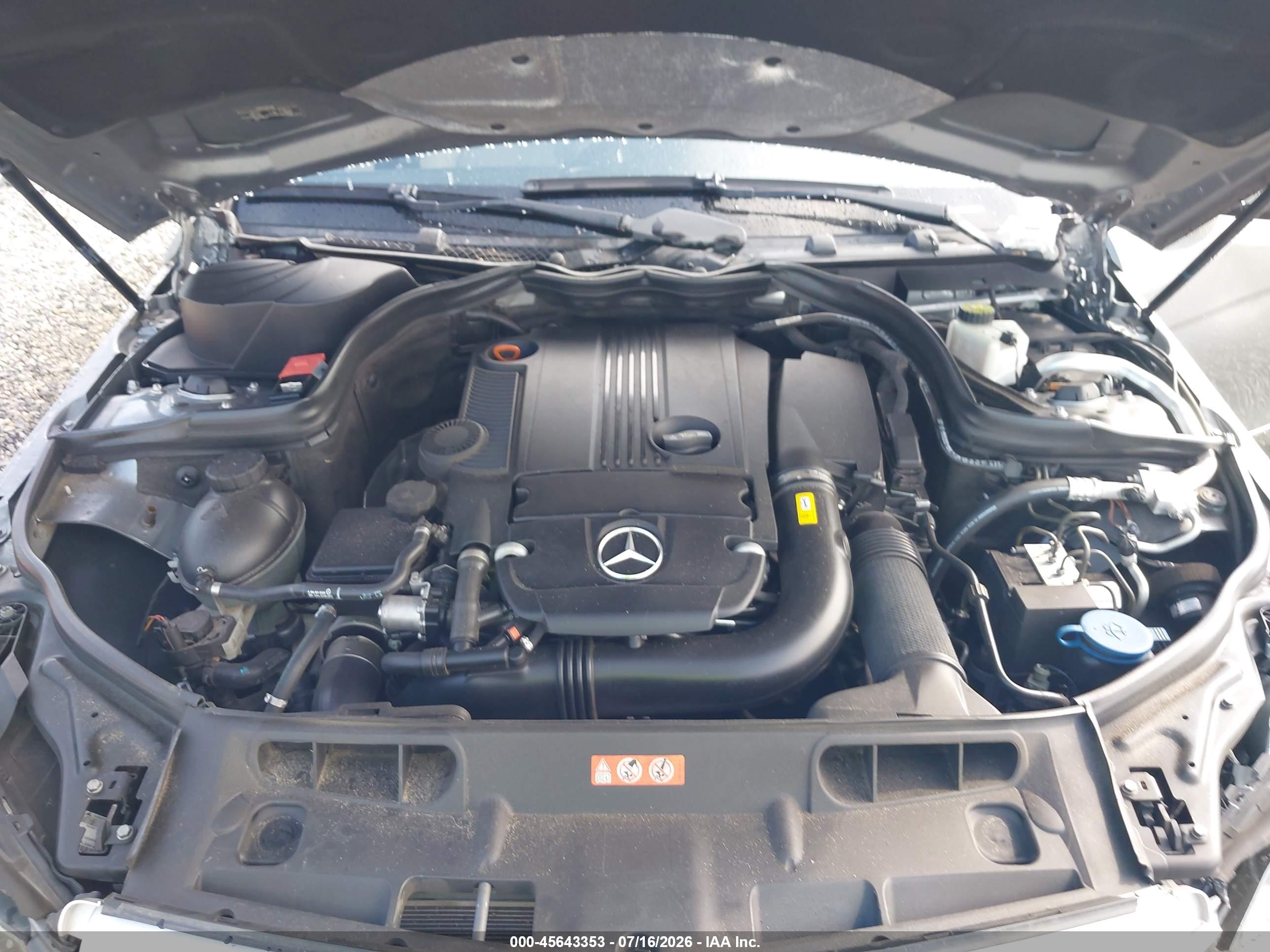 2012 MERCEDES-BENZ C 250 SPORT
