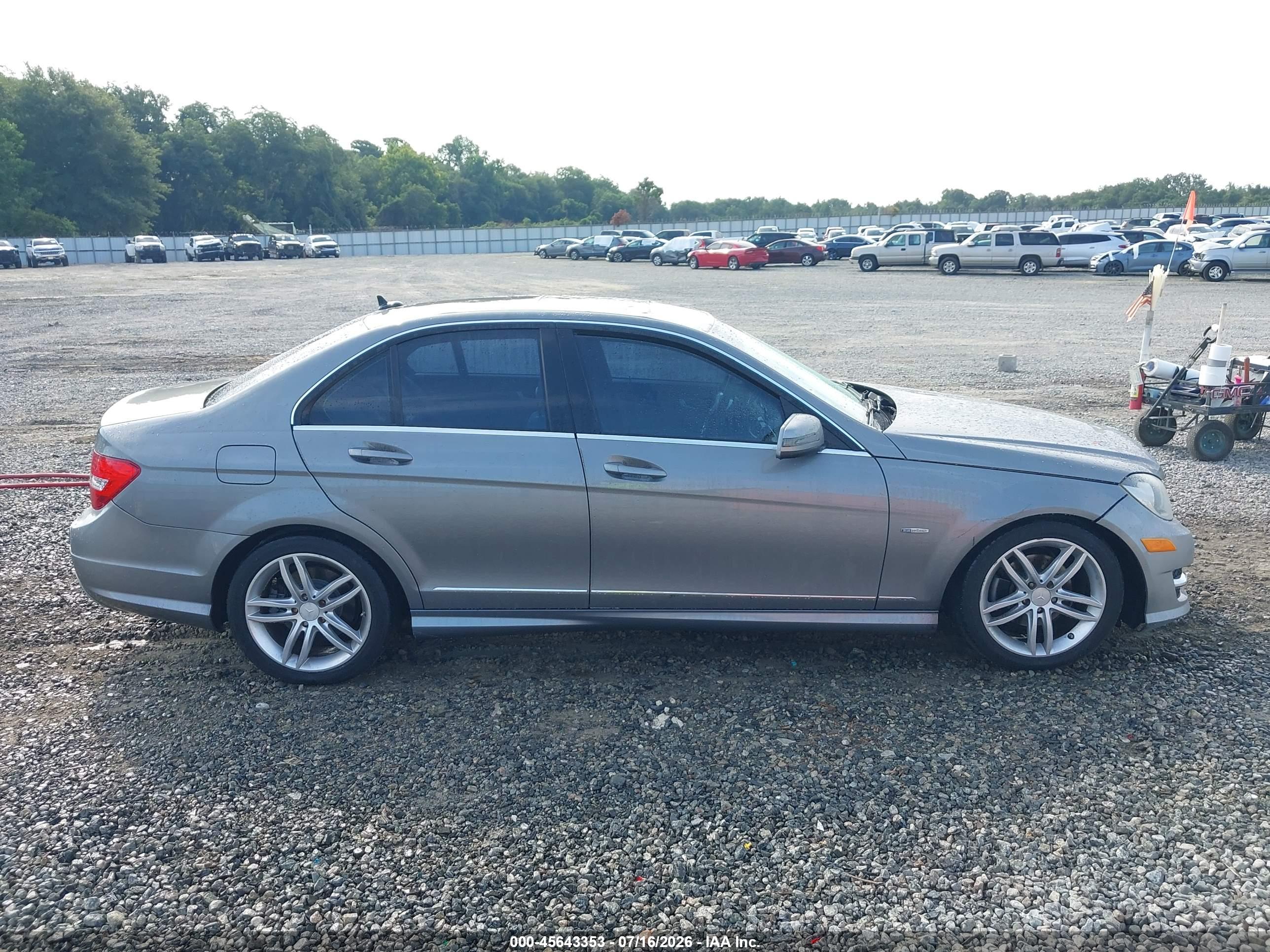 2012 MERCEDES-BENZ C 250 SPORT
