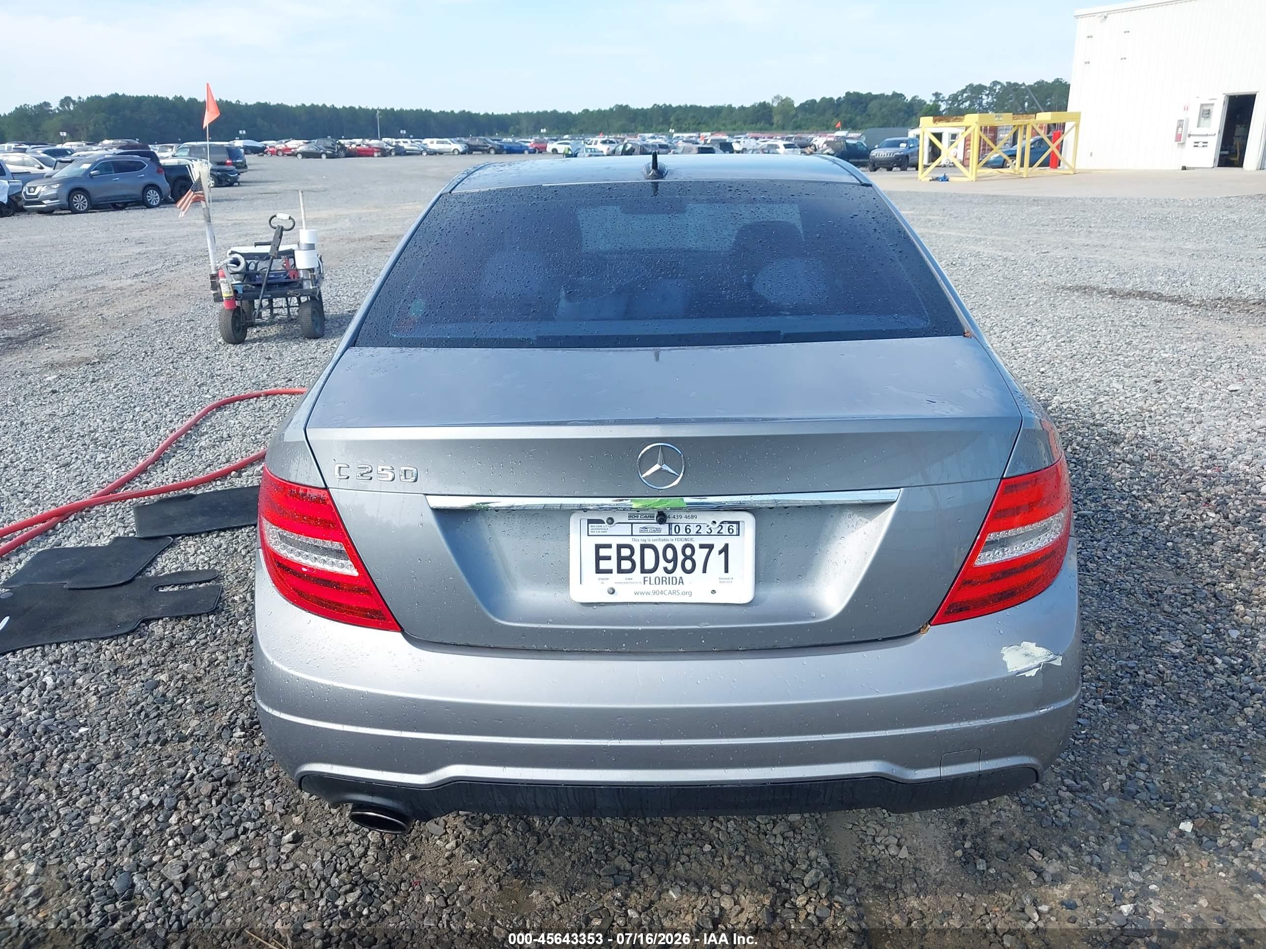 2012 MERCEDES-BENZ C 250 SPORT