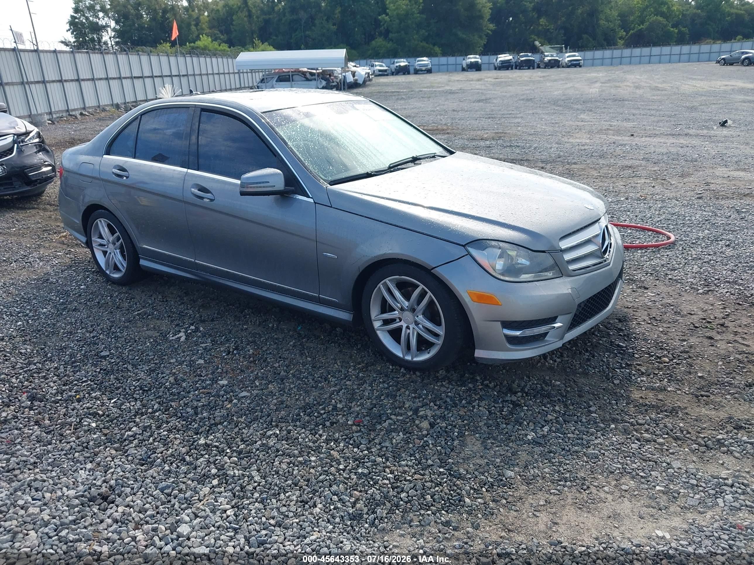 2012 MERCEDES-BENZ C 250 SPORT