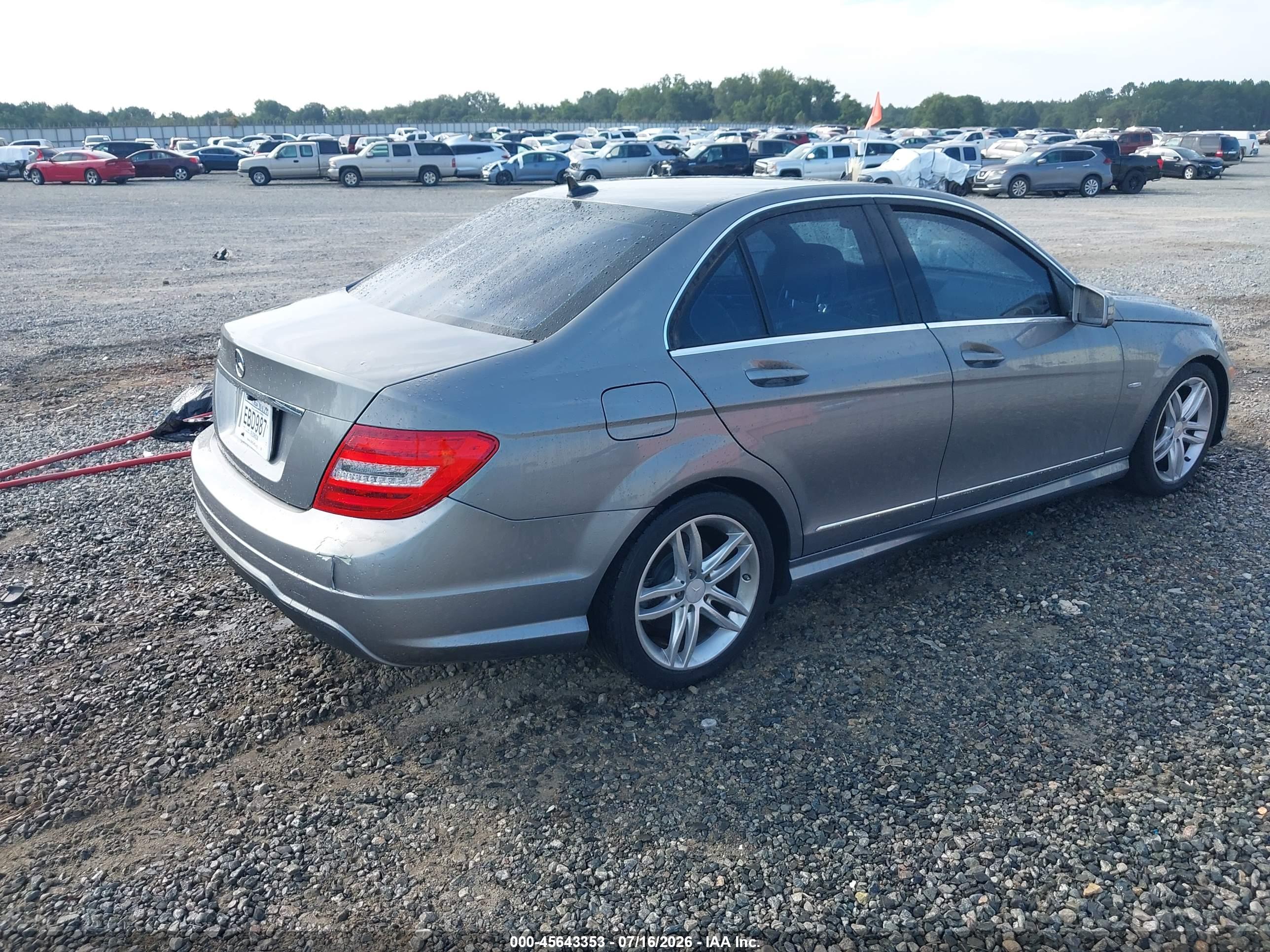 2012 MERCEDES-BENZ C 250 SPORT