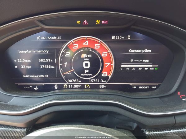 2019 AUDI S5 3.0T PREMIUM