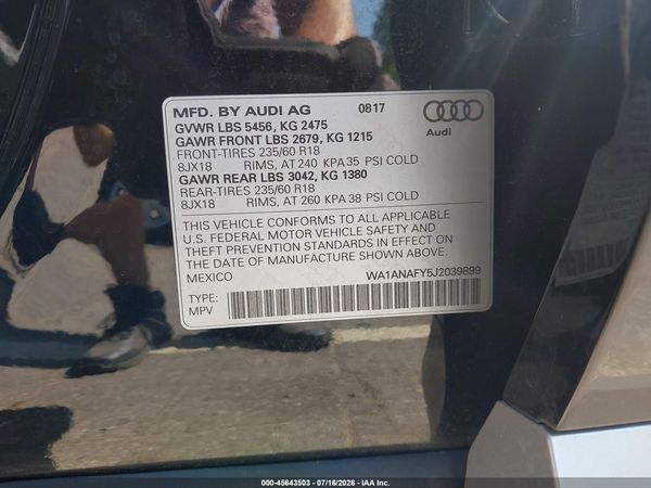 2018 AUDI Q5