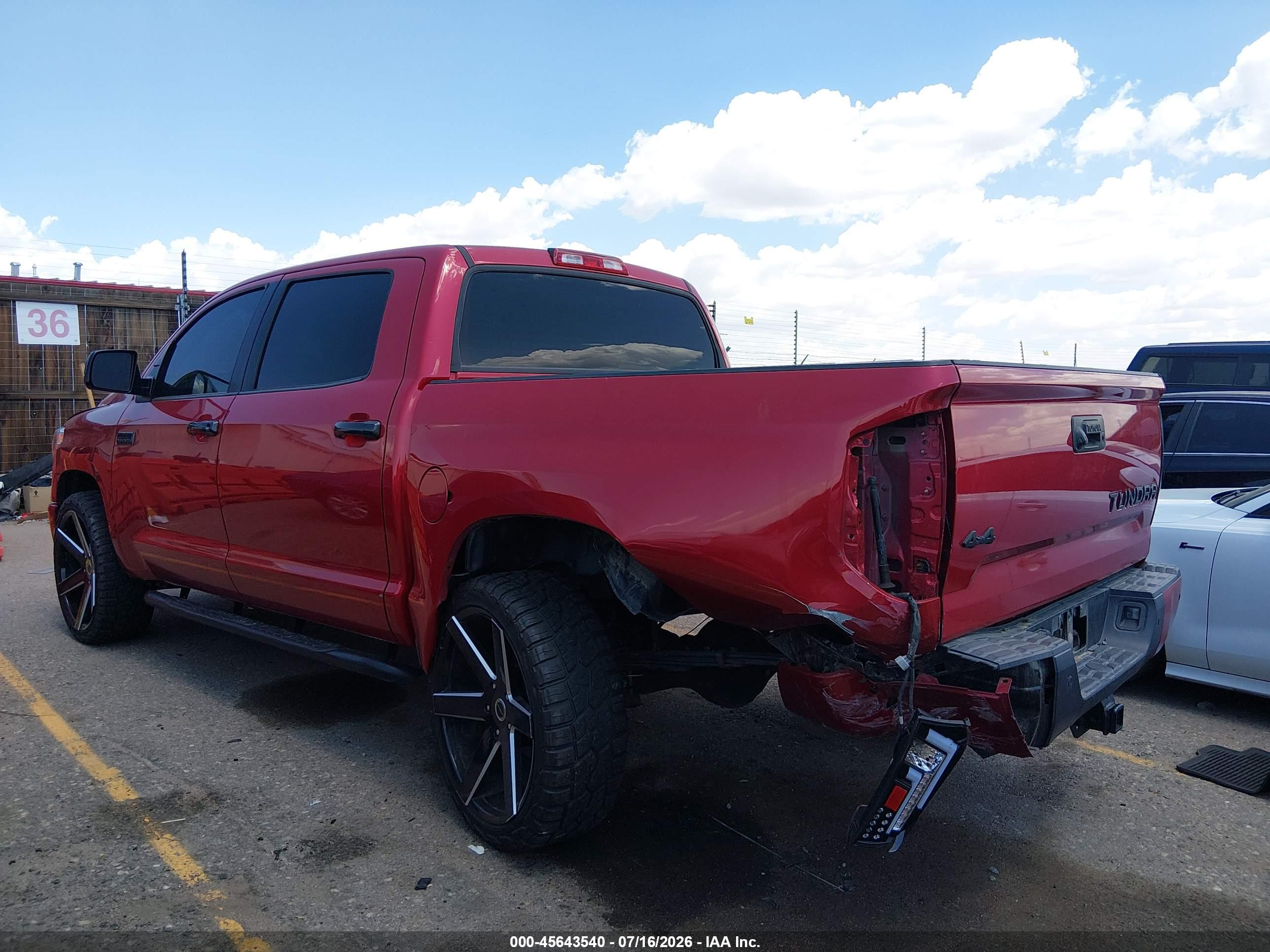 2018 TOYOTA TUNDRA PLATINUM 5.7L V8