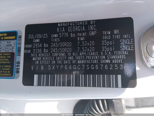 2025 KIA TELLURIDE S