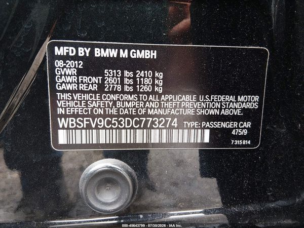 2013 BMW M5