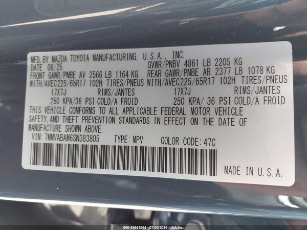 2025 MAZDA CX-50 2.5 S SELECT PACKAGE
