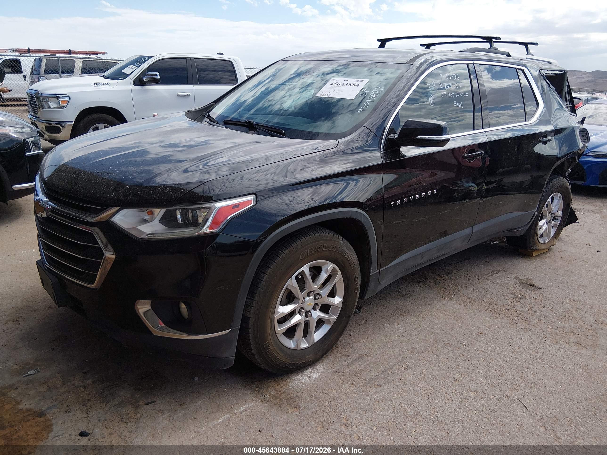 2018 CHEVROLET TRAVERSE LT CLOTH — I2