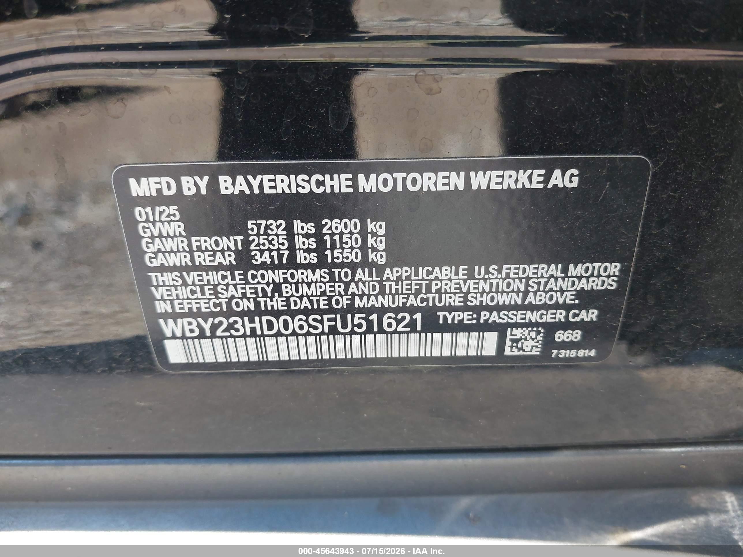 2025 BMW I4 GRAN COUPE EDRIVE40