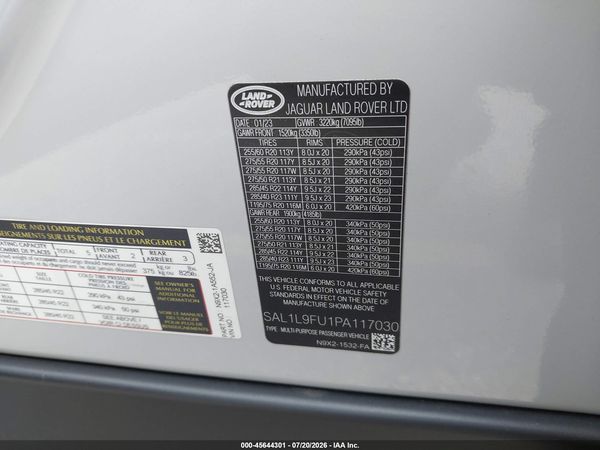 2023 LAND ROVER RANGE ROVER SPORT SE DYNAMIC