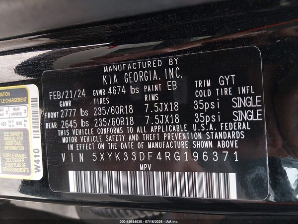 2024 KIA SPORTAGE EX