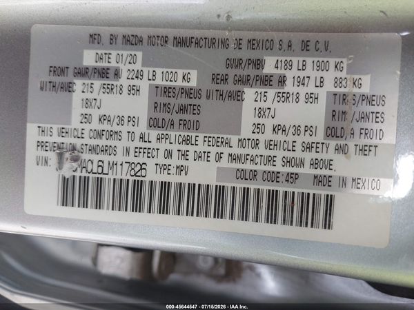 2020 MAZDA CX-30 SELECT PACKAGE