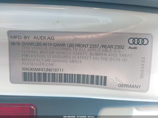 2018 AUDI A4