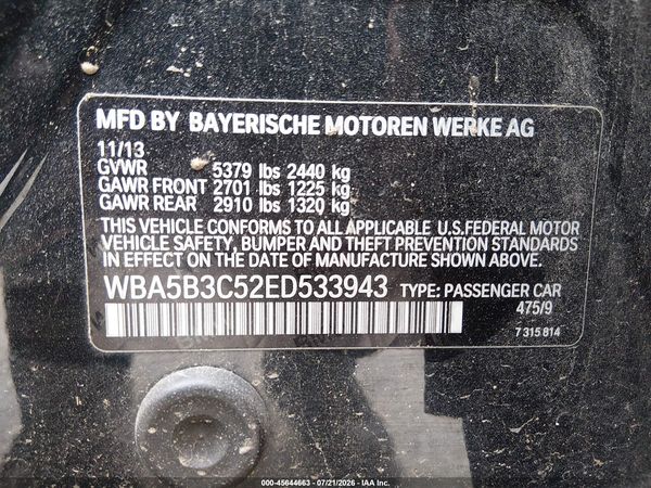 2014 BMW 535I XDRIVE