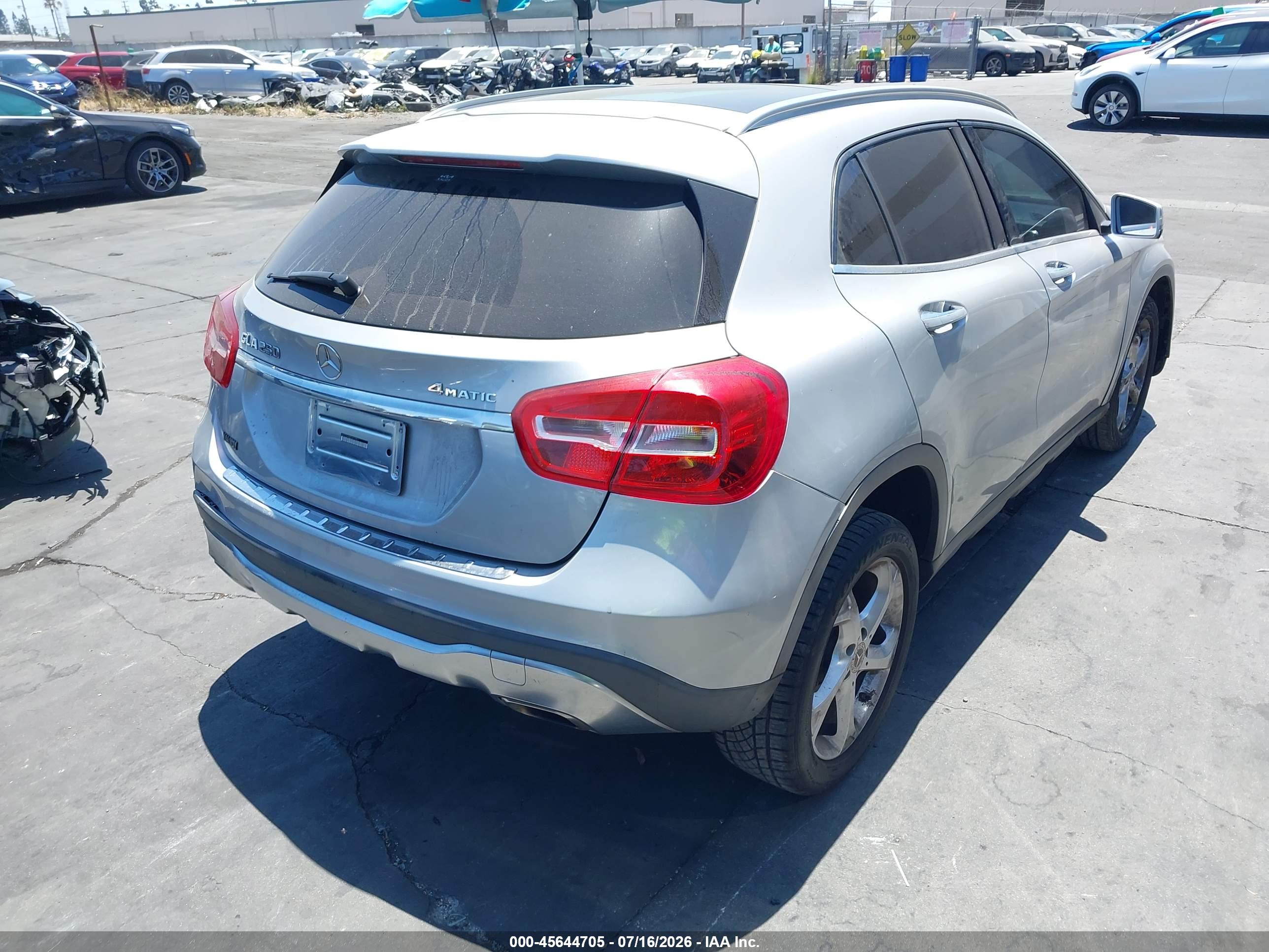 2018 MERCEDES-BENZ GLA 250 4MATIC