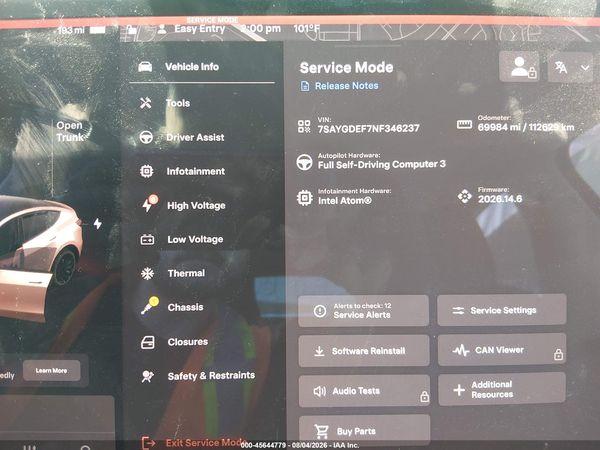 2022 TESLA MODEL Y