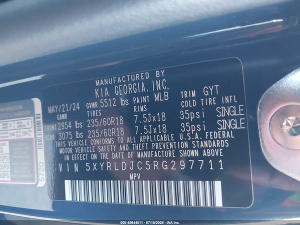 2024 KIA SORENTO S