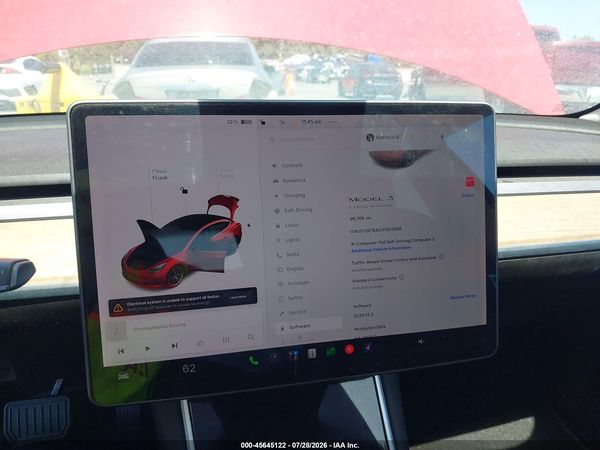 2018 TESLA MODEL 3 LONG RANGE/MID RANGE