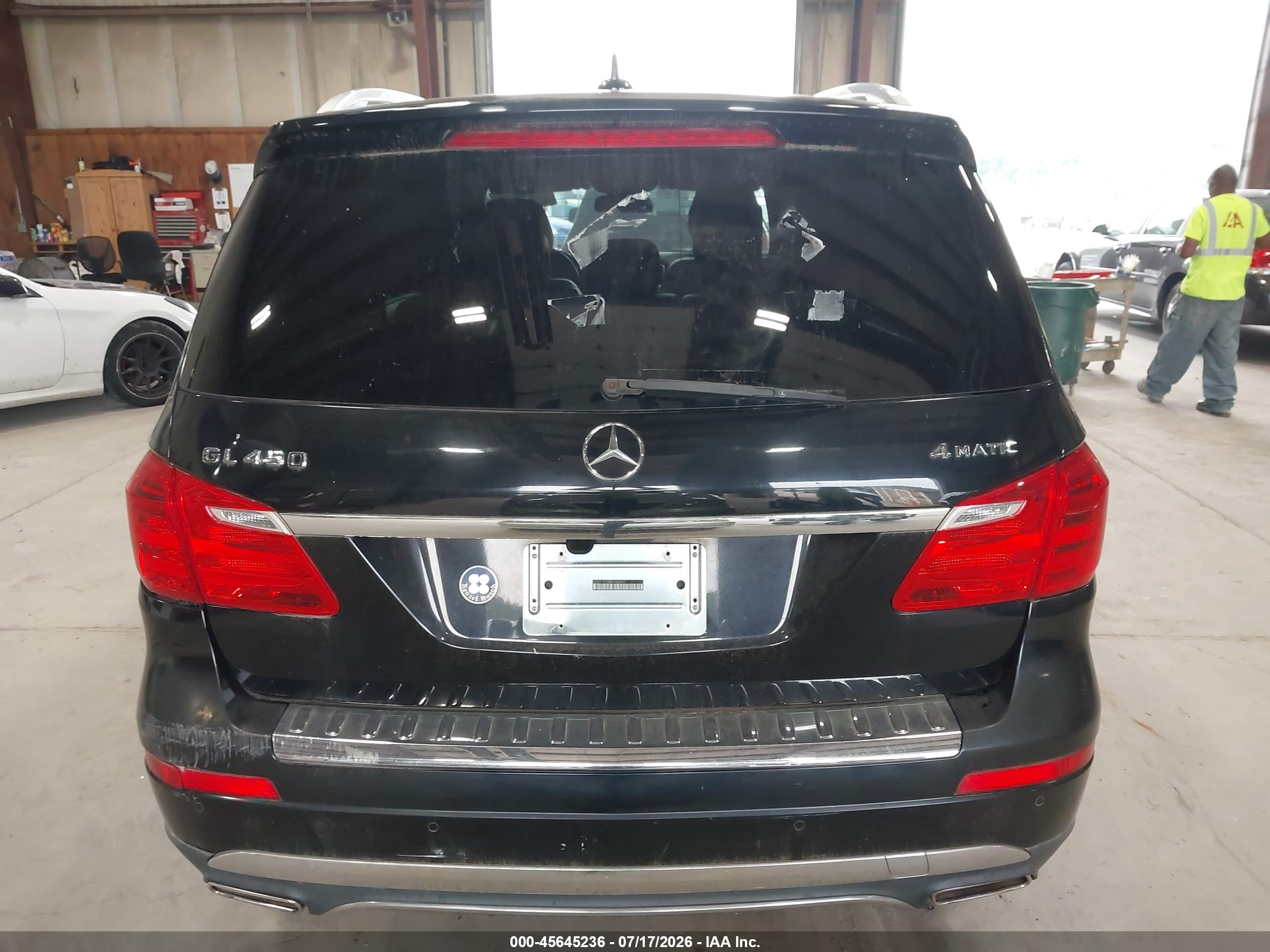 2013 MERCEDES-BENZ GL 450 4MATIC