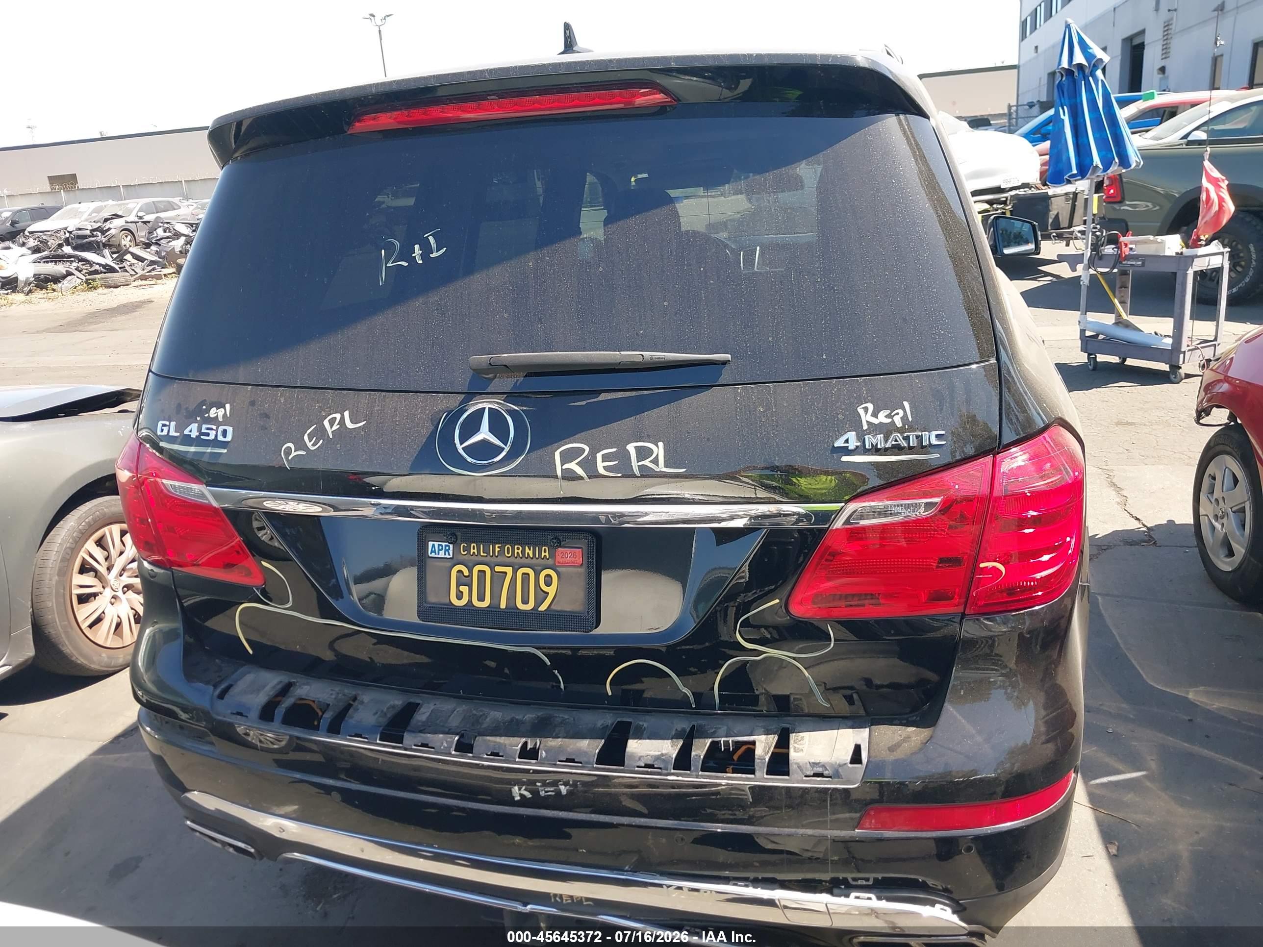 2013 MERCEDES-BENZ GL 450 4MATIC