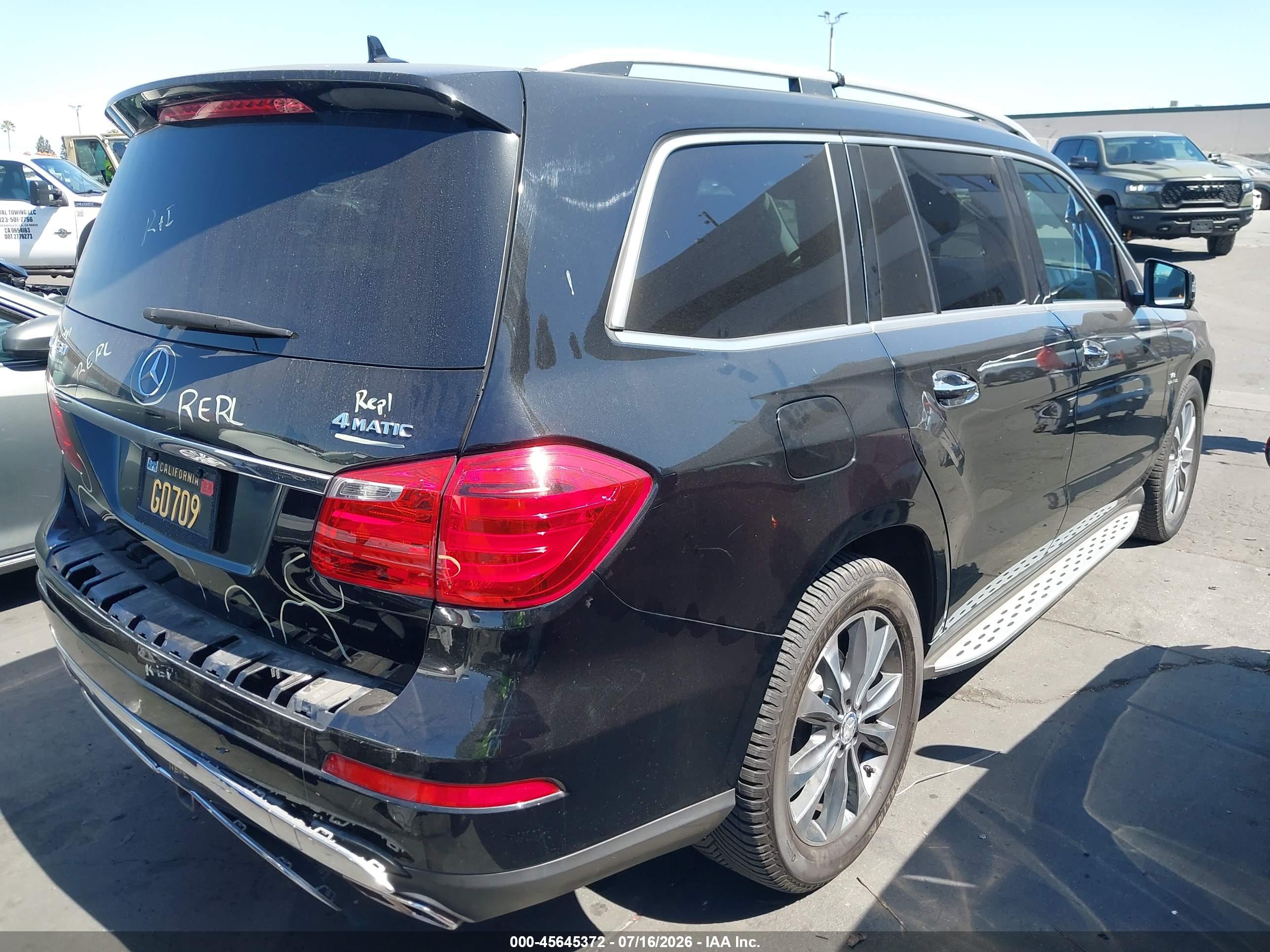 2013 MERCEDES-BENZ GL 450 4MATIC