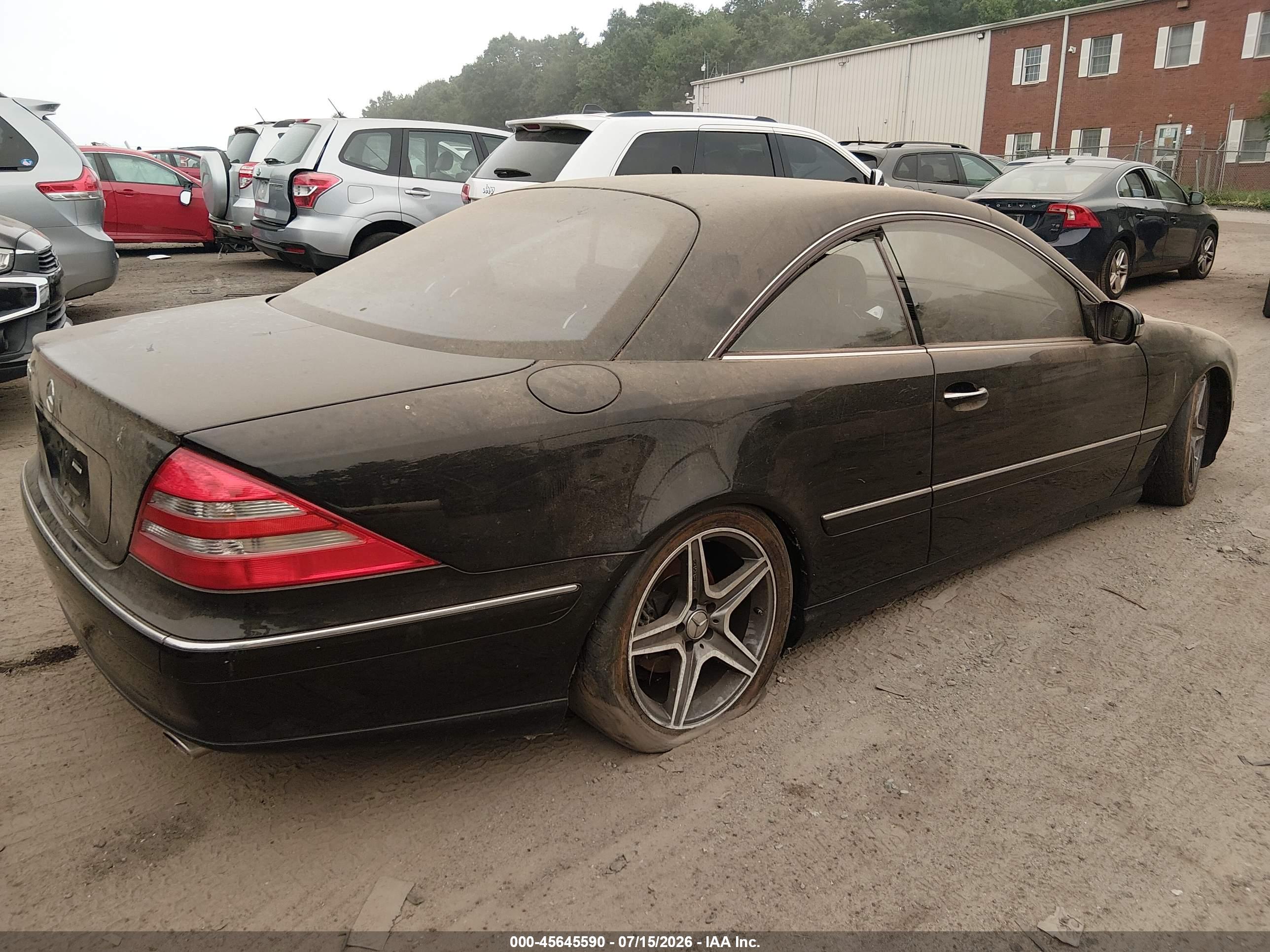 2000 MERCEDES-BENZ CL 500 CL500