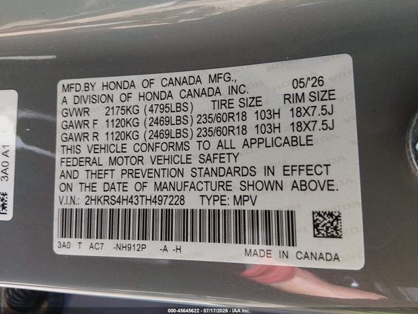2026 HONDA CR-V EX AWD