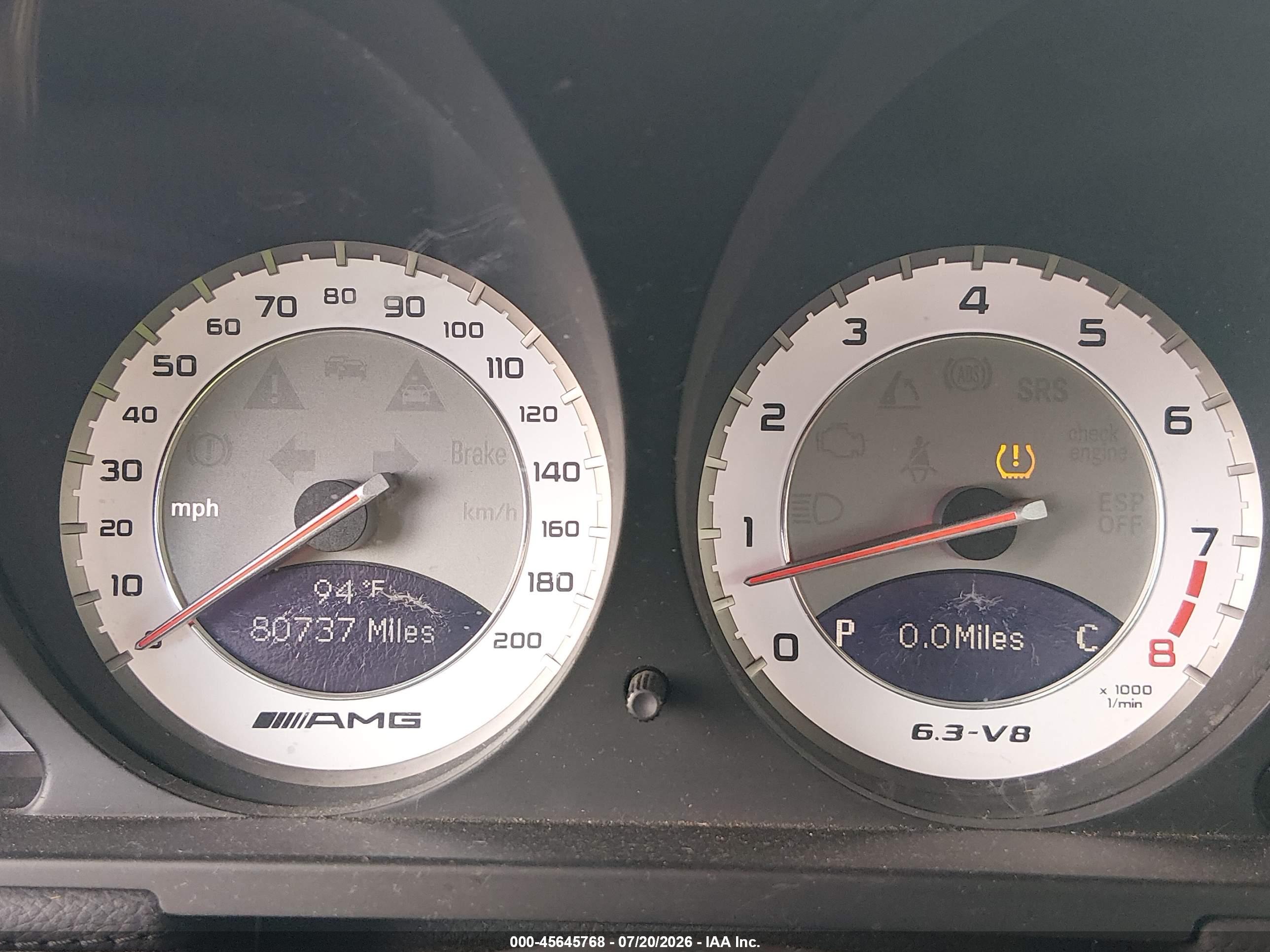 2011 MERCEDES-BENZ SL 63 AMG SL63 AMG