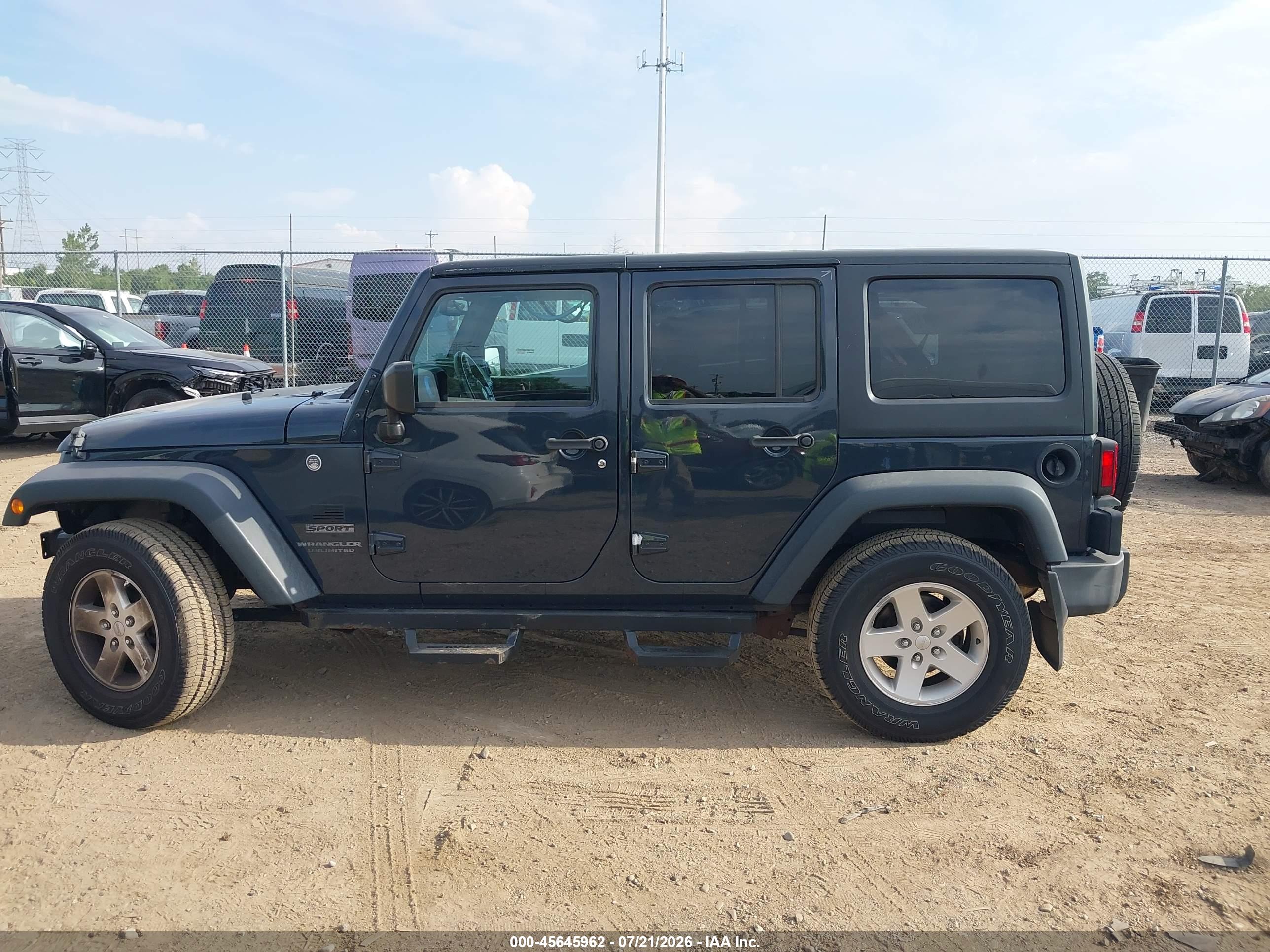 2017 JEEP WRANGLER UNLIMITED SPORT