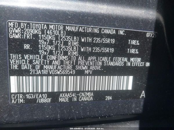 2025 TOYOTA RAV4 XLE PREMIUM