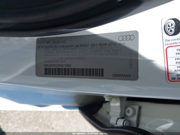 2015 AUDI A6 2.0T PREMIUM
